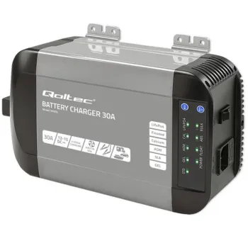 Qoltec Inteligentna profesjonalna ładowarka Monolith do akumulatorów LiFePO4 AGM GEL SLA | 30A | 12V-1265404