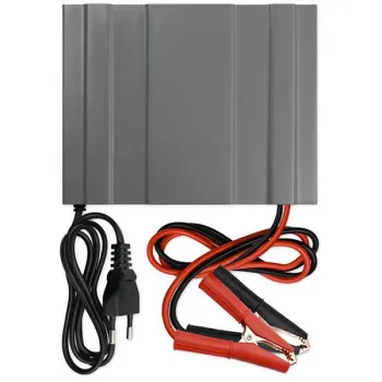 Qoltec Inteligentna mikroprocesorowa ładowarka 12A | 12V | 24V | Prostownik z LCD i funkcją naprawy do AGM GEL LiFePO4