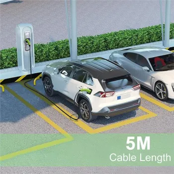 Qoltec Kabel EV Typ 2 do ładowania samochodu | 230V | 7kW | 32A | 5m-1265181
