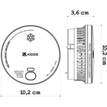 Zestaw 2 czujek dymu KIDDE 2030-DSR3-1263556