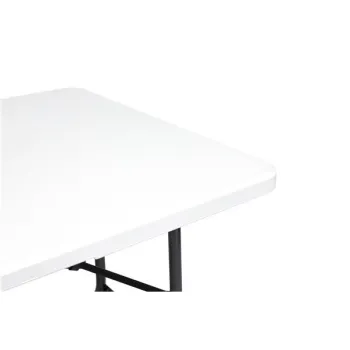 Zestaw cateringowy stół bankietowy 180 cm 2 ławki biały MultiGarden-1269549
