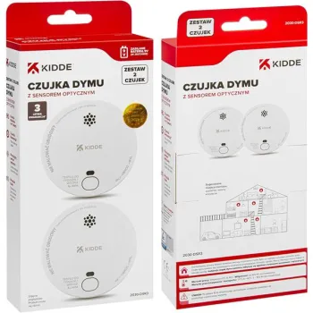 Zestaw 2 czujek dymu KIDDE 2030-DSR3-1263563