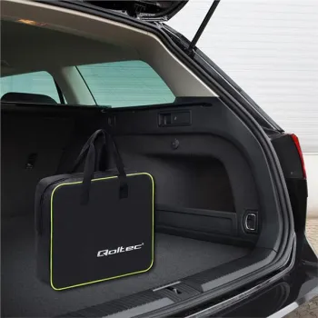 Qoltec Mobilna ładowarka do samochodu elektrycznego EV i hybryd z regulacją 2w1 Typ2 | 11kW | 3 Fazy | CEE 32A | LCD |