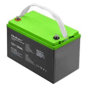 Qoltec Akumulator żelowy GEL | 12V | 100Ah | 29.3kg | Bezobsługowy | Professional | LongLife | PV, UPS, kamper, łód?