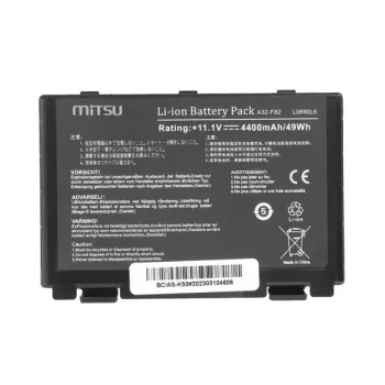 Bateria Mitsu do Asus F82, K40, K50, K60, K70-1263662