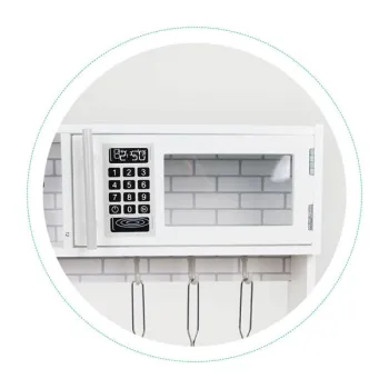 Drewniana kuchnia dla dzieci światło led + garnki ECOTOYS-1268829
