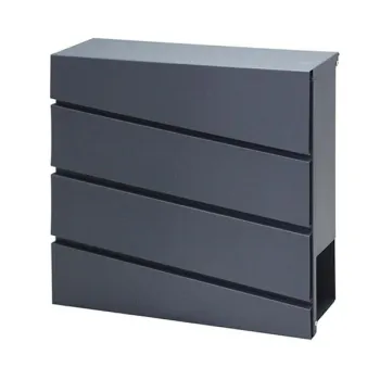 Skrzynka na listy stal galwanizowana antracyt ModernHome-1267662