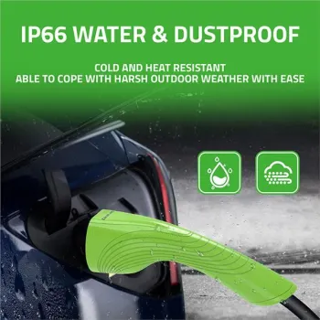 Qoltec Mobilna ładowarka do samochodu elektrycznego EV i hybryd z regulacją 2w1 Typ2 | 3.5kW | 230V | SCHUKO 16A | Wi-