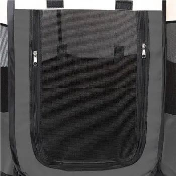 Kojec uniwersalny składany klatka dla psa kota - szary-1269444