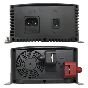Qoltec Inteligentna ładowarka Monolith do akumulatorów LiFePO4 AGM GEL SLA | 10A | 12V-1264909