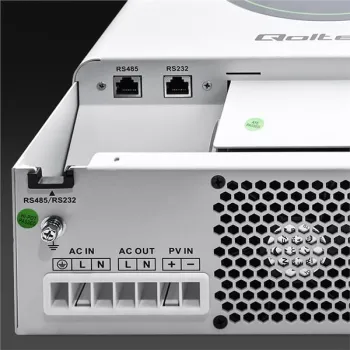 Qoltec Hybrydowy inwerter solarny Off-Grid 3500W | 100A | 24V | MPPT | BMS | opcja Wi-fi | AGM GEL LiFePO4 | Sinus | Pow