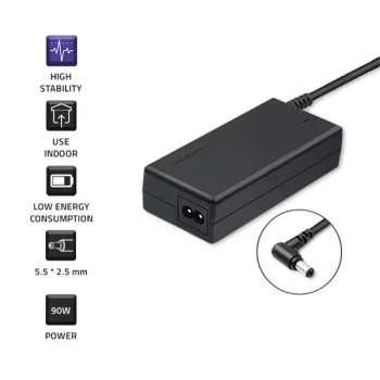 Qoltec Zasilacz do laptopa Toshiba 90W | 19V | 4.9A | 5.5*2.5 | +kabel zasilający-1264246