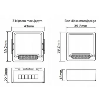 Moduł OXT mini sterownik scen 12 akcji 230V ZigBee TUYA T254-1261401