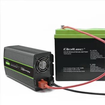 Qoltec Przetwornica napięcia Monolith | 1000W | 2000W| 12V na 230V | Czysty Sinus-1264517