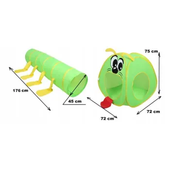 Namiot stonoga z tunelem samorozkładalny zestaw 2w1 IPLAY-1266726