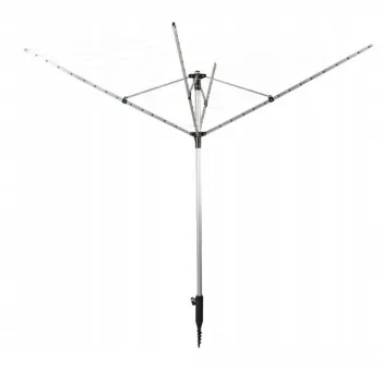 Suszarka ogrodowa na pranie 60 m powierzchni suszenia świder do montażu + pokrowiec gratis ModernHome-1267337