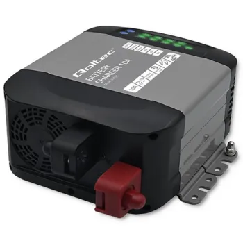 Qoltec Inteligentna ładowarka Monolith do akumulatorów LiFePO4 AGM GEL SLA | 10A | 12V-1264905