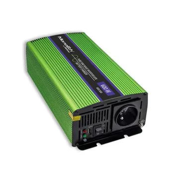 Qoltec Przetwornica napięcia Monolith | ładowanie baterii | UPS | 300W | 600W | 12V na 230V | Czysty Sinus-1264617