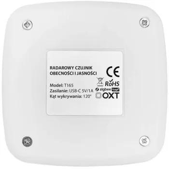 OXT Czujnik radar obecności jasności USB ZigBee TUYA T165-1261612