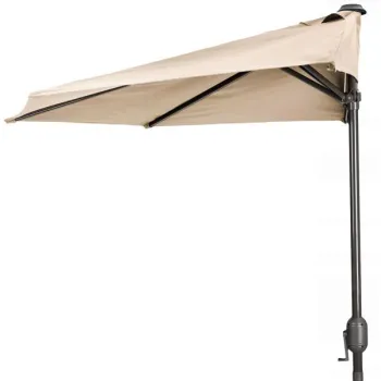 Parasol ogrodowy pół-parasol ścienny na taras 2,7 m beżowy MultiGarden-1269914