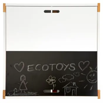 Stolik z dwoma krzesłami zestaw mebli dla dzieci ECOTOYS-1267883