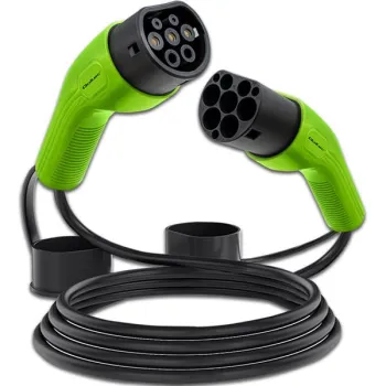 Qoltec Kabel EV Typ 2 do ładowania samochodu elektrycznego i hybryd | 22kW | 32A | 5m