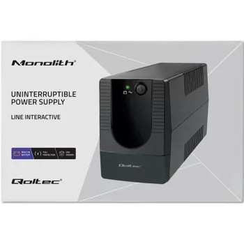 Qoltec Zasilacz awaryjny UPS Line Interactive | Monolith | 1000VA | 600W-1264771