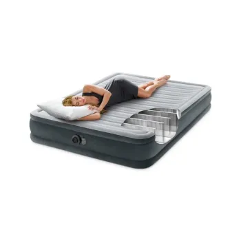 Materac dmuchany łóżko 203x152 cm z pompką dwuosobowy INTEX 67770ND-1269297