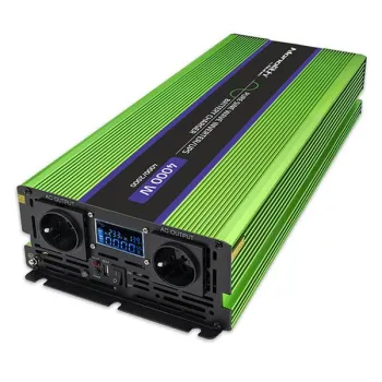 Qoltec Przetwornica napięcia Monolith | ładowanie baterii | UPS | 2000W | 4000W |12V na 230V |Czysty Sinus | LCD-12646