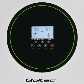 Qoltec Hybrydowy inwerter solarny Off-Grid 6200W | 120A | 48V | MPPT | BMS | AGM GEL LiFePO4 | Sinus | opcja Wi-Fi | Pow