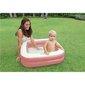 Basen brodzik dla dzieci pompowany jasny róż INTEX 57100-1269836