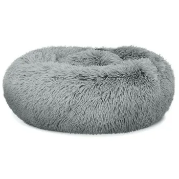 Legowisko pluszowe uniwersalne dla Psa Kota 40cm - jasnoszare-1269439