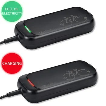 Qoltec Szybka Ładowarka do roweru skutera elektrycznego 36V | 42V | 2A | 5.5*2.1 | wodoodporna +kabel zasilający-12661