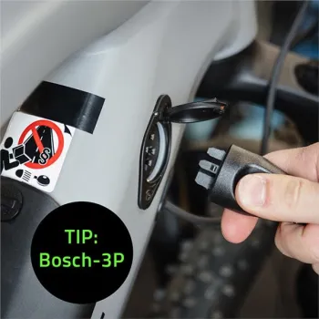 Qoltec Szybka Ładowarka do roweru elektrycznego 36V | 42V | 2A | wtyczka Bosch 3Pin +kabel zasilający-1266610