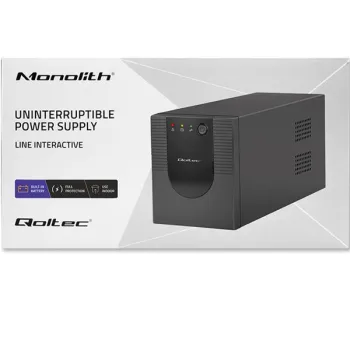 Qoltec Zasilacz awaryjny UPS Line Interactive | Monolith | 2000VA | 1200W | USB | RJ45-1264794