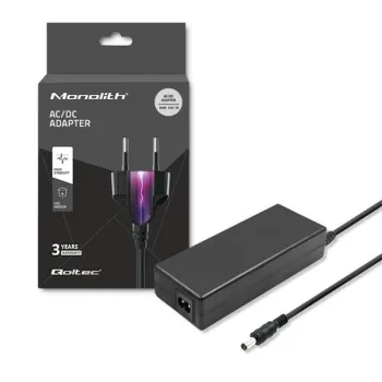 Qoltec Zasilacz desktopowy  84W | 12V | 7A | 5.5*2.1 | +kabel zasilający