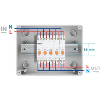 Inteligentny Sterownik OXT | 63A | Licznik | WiFi | Tuya T335-1261405