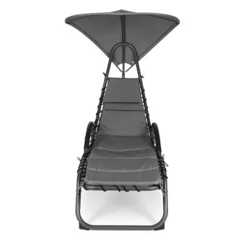 Leżanka ogrodowa z dużym owalnym daszkiem MultiGarden-1267759