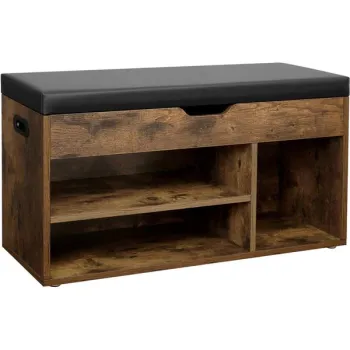 Szafka na buty regał z siedziskiem LOFT drewniana-1268882