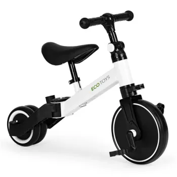 Rower trójkołowy biegowy 2w1 rączka do prowadzenia ECOTOYS-1268839