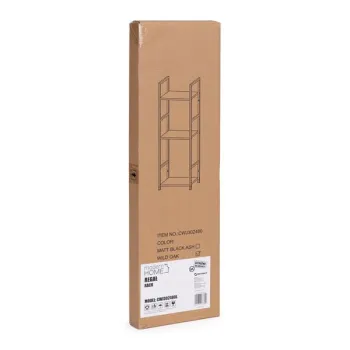 Regał drewniany nowoczesny metalowa rama LOFT 3 półki ModernHome-1269151