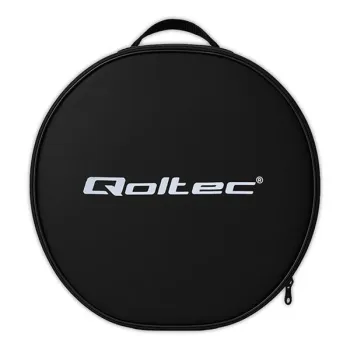 Qoltec Mobilna ładowarka do samochodu elektrycznego EV i hybryd z regulacją 2w1 Typ2 | 3.5kW | 230V | SCHUKO 16A | Wi-