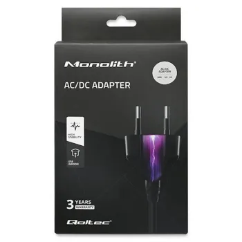 Qoltec Zasilacz desktopowy 60W | 12V | 5A | 5.5*2.5 | +kabel zasilający-1266604