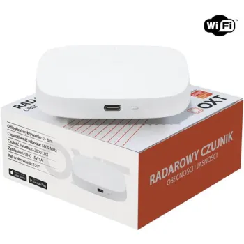 OXT Czujnik radar obecności jasności USB WiFi TUYA T155
