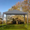Namiot pawilon ogrodowy handlowy 3x3 m 4 ścianki szary MultiGarden-1273973