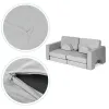 Sofa składana modułowa dla dzieci duża 2-osobowa DIY 10 miękkich poduch - szara ECOTOYS-1272515