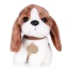 Pluszowy piesek w torebce beagle maskotka dla dziecka + szczotka do pielęgnacji-1277015