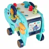 Słonik tablica manipulacyjna montessori wbijak sorter klocki młotek 26cm-1279605