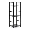 Regał drewniany nowoczesny metalowa rama LOFT 3 półki czarny ModernHome-1270184