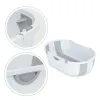 Wanienka dla dzieci wanna turystyczna składana odpływ szara ECOTOYS-1270856